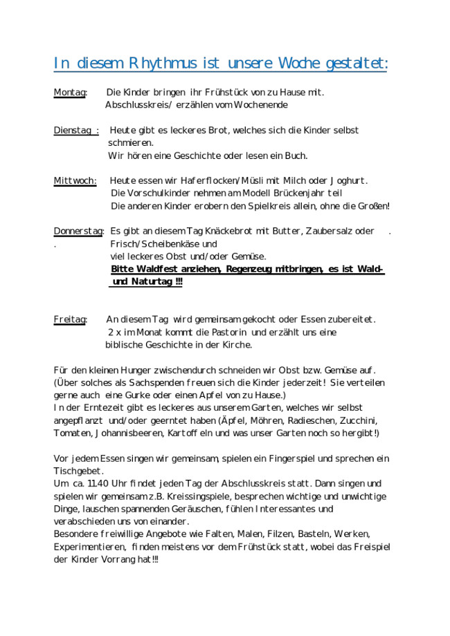 Die Woche im Spielkreis
