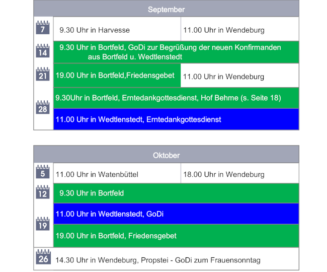 Terminplan